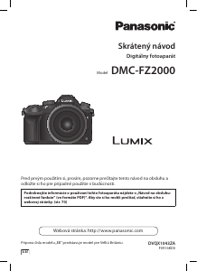 Návod Panasonic DMC-FZ2000EP Lumix Digitálna kamera