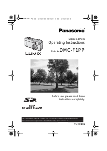 Manual Panasonic DMC-F1PP Lumix Digital Camera