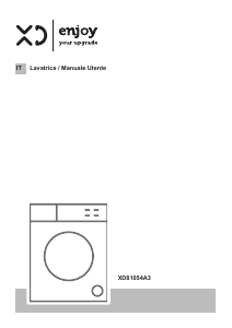 Manuale XD XD81054A3 Lavatrice
