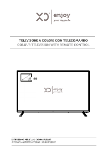 Handleiding XD XD40SF1ESAT LED televisie