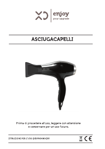 Manuale XD XDPH9080GRY Asciugacapelli