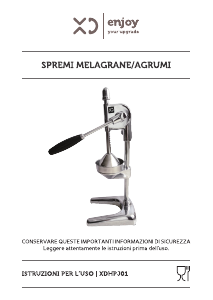 Manuale XD XDHPJ01 Spremiagrumi