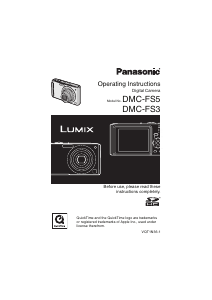 Manual Panasonic DMC-FS5 Lumix Digital Camera