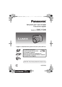 Manuale Panasonic DMC-FZ48EG Lumix Fotocamera digitale
