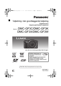 Brugsanvisning Panasonic DMC-GF3CEC Lumix Digitalkamera