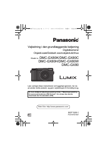 Brugsanvisning Panasonic DMC-GX80EC Lumix Digitalkamera