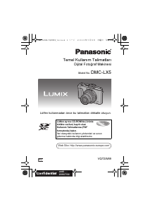 Kullanım kılavuzu Panasonic DMC-LX5EG Lumix Dijital kamera