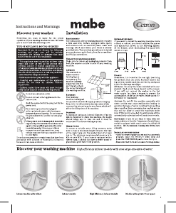 Handleiding Mabe LMA77114CBBU Wasmachine