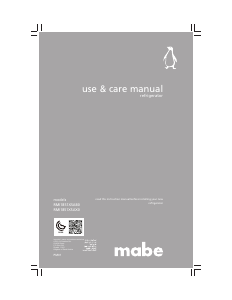 Manual Mabe RMI1851XSAX0 Fridge-Freezer