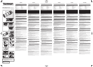 Bedienungsanleitung Tamron A17 Objektiv