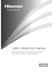 Manual Hisense RF697N4ZS1 Refrigerator