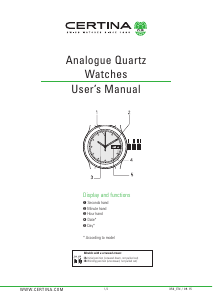 Manual Certina Urban C035.410.22.037.01 DS Caimano Watch