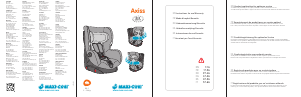 Manuale Maxi-Cosi Axiss Seggiolino per auto