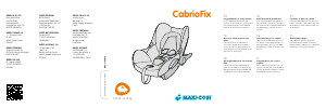 Manual Maxi-Cosi CabrioFix Cadeira auto