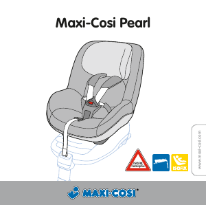 Manual Maxi-Cosi Pearl Cadeira auto