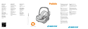 Mode d’emploi Maxi-Cosi Pebble Siège bébé