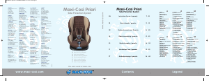 Manual Maxi-Cosi Priori SPS+ Cadeira auto