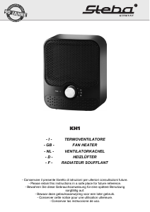 Manuale Steba KH1 Termoventilatore