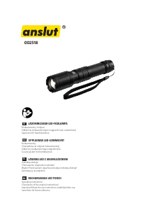 Manual Anslut 002-518 Flashlight