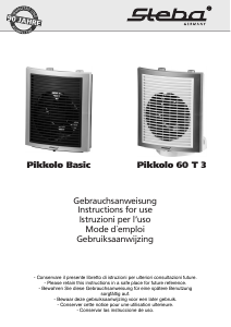 Manuale Steba Pikkolo 60 T 3 Termoventilatore