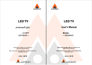 Handleiding Alhafidh 43FD622D LED televisie