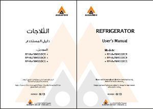 Manual Alhafidh RFHA-TM455DCB Fridge-Freezer