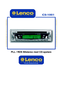 Bruksanvisning Lenco CS-1001 Bilradio