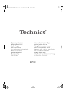 Mode d’emploi Technics SU-R1EG Amplificateur