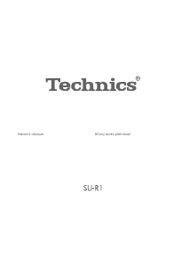 Manuál Technics SU-R1 Zesilovač