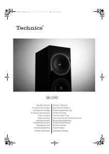 Handleiding Technics SB-G90E Luidspreker