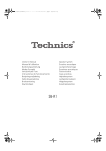 Manual Technics SB-R1E Speaker