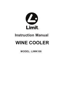 Handleiding Limit LIWK100 Wijnklimaatkast