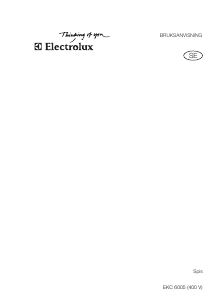 Bruksanvisning Electrolux EKC6005 Spis