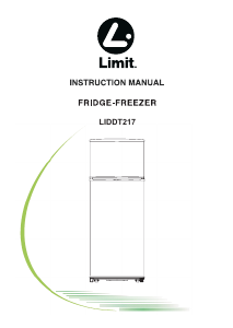 Mode d’emploi Limit LIDDT217 Réfrigérateur combiné