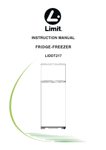 Bruksanvisning Limit LIDDT217 Kyl-frys