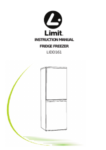 Bruksanvisning Limit LIDD161 Kyl-frys
