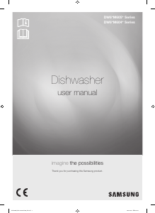 Manual Samsung DW60M6042US/EG Dishwasher