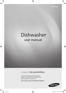 Manual Samsung DMB58AHC Dishwasher