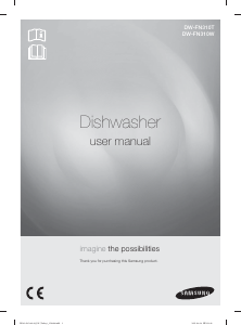 Manual Samsung DW-FN310W Dishwasher