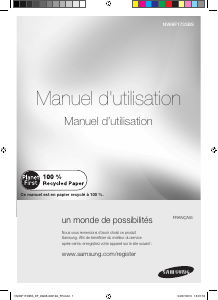 Mode d’emploi Samsung NV66F1733BS/EF Four