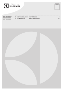 Bruksanvisning Electrolux ESF8530ROW Diskmaskin