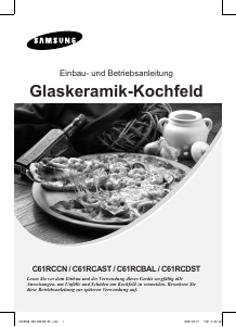 Bedienungsanleitung Samsung C61RCDST Kochfeld