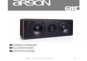 Manual Argon 6344C Speaker