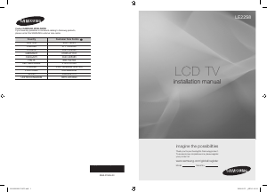 Manuale Samsung LE22S81BH LCD televisore