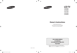 Návod Samsung LE32R81B LCD televízor