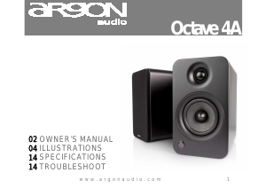 Manual Argon Octave 4A Speaker