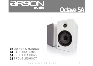 Manual Argon Octave 5A Speaker