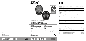 Manual Crivit IAN 321912 Dartboard