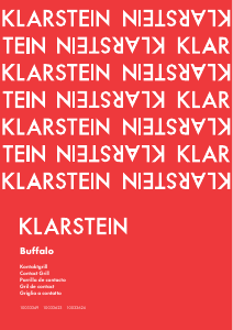 Manuale Klarstein 10033623 Buffalo Grill a contatto