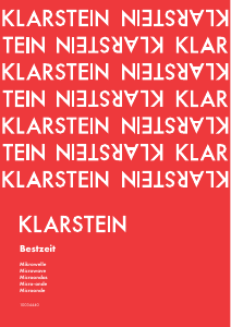 Bedienungsanleitung Klarstein 10034440 Bestzeit Mikrowelle